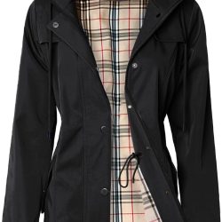 Women's Long Hooded Rain Jacket Outdoor Raincoat Windbreaker